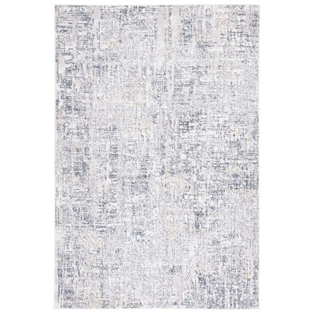 Safavieh 5 ft.-3 in. x 7 ft.-6 in. Toscana Rectangle Power Loomed Rug Ivory & Grey TOS680A-5